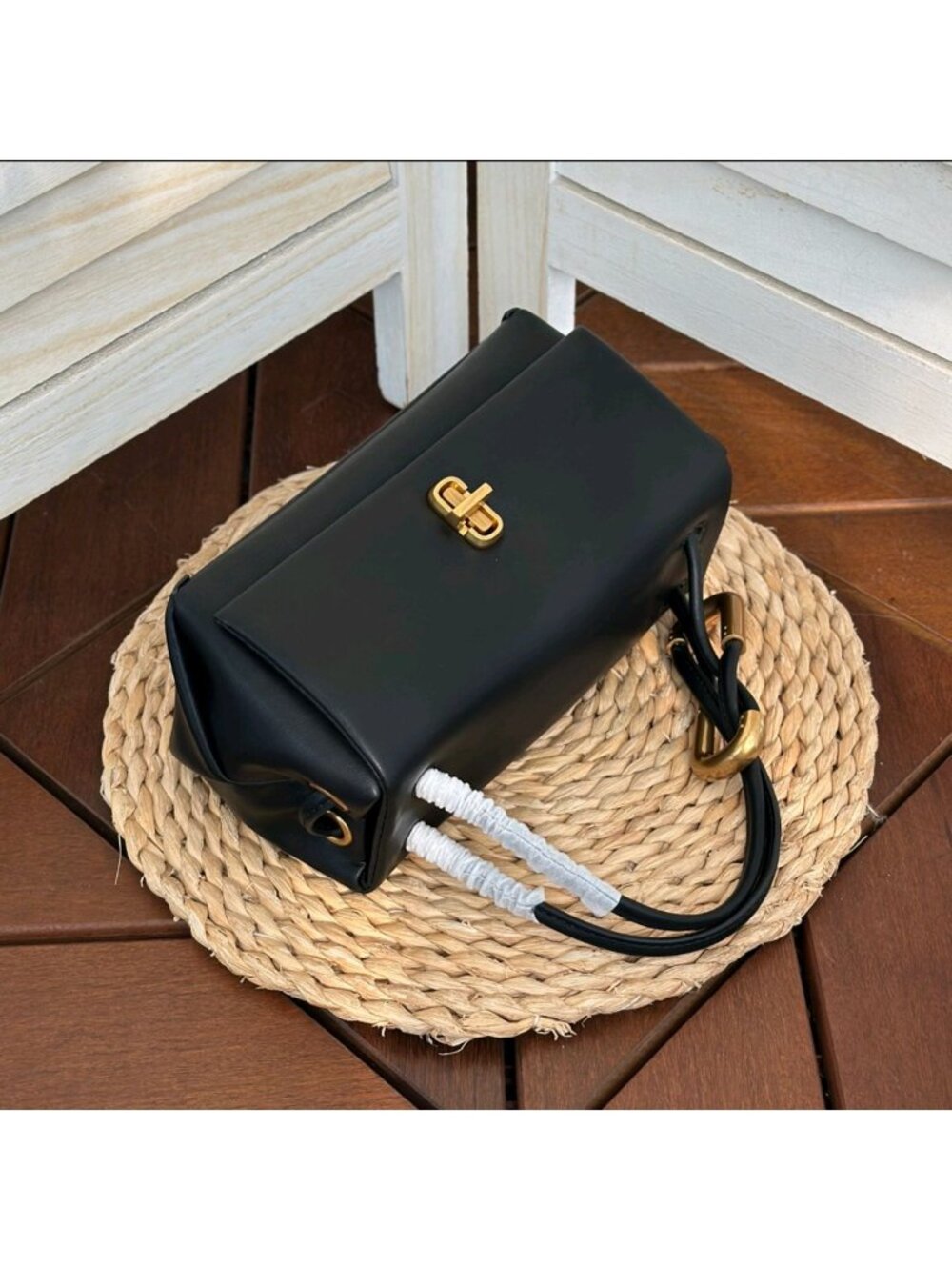 Marc Jacobs The Mini Dual Top Handle Bag Black OS - Picture 8 of 14